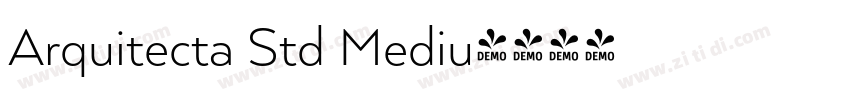 Arquitecta Std Mediu字体转换 Arquitecta Std Mediu字体转换